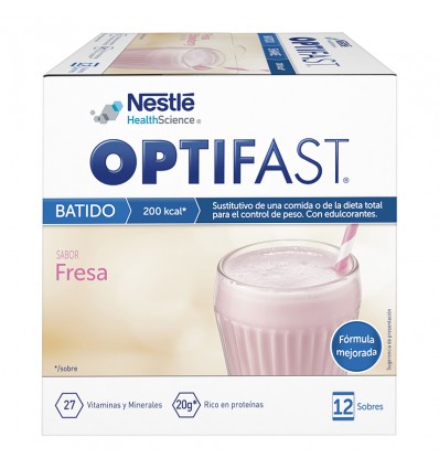 Optifast Batido Fresa 12 sobres