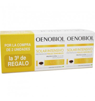 Oenobiol Solar Intensive Sensitive Skins, 90 caps triple line