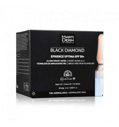 Martiderm Black Diamond Epigence Optima SPF50 30 ampollas