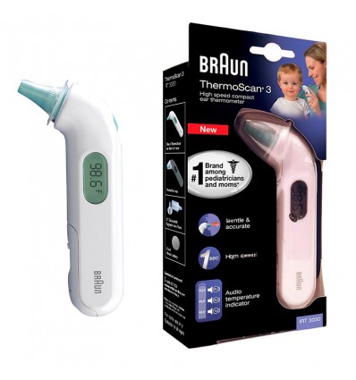 Braun Termometro Thermoscan 3 IRT 3030 Braun Termometro Thermoscan 3 IRT 3030