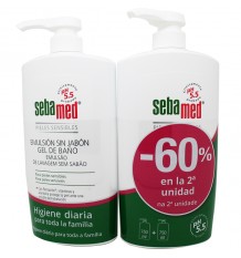 Sebamed Emulsion Ohne Seife 750 ml Doppel Pack