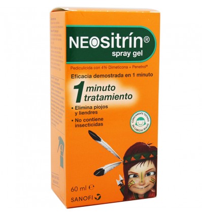 Neositrin Spray Gel Liquido Antipiojos 60 ml