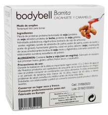 Bodybell Barrita Cacahuete Caramelo 5 Unidades 44 g