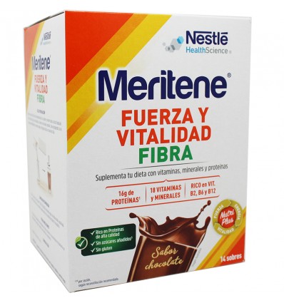 Meritene Chocolate Fibra 14 sobres