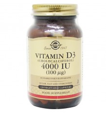 Solgar Vitamina D3 4000UI 120 Capsulas