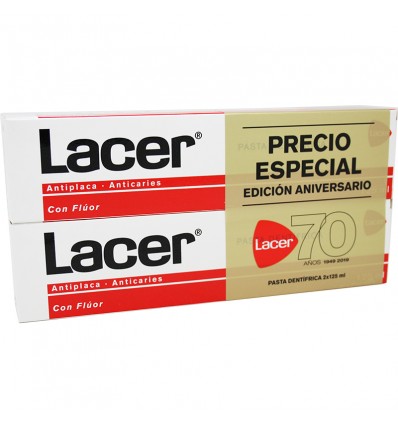 Lacer Pasta Dental Duplo 125 ml Lacer Pasta Dental Duplo 125 ml