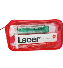 Lacer Bag Travel Zahnbürste Zahncreme 50 ml Coluorio Zeigt
