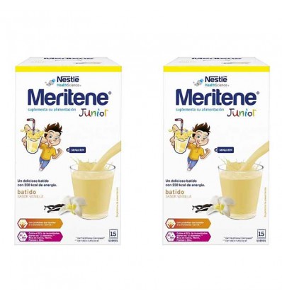 Meritene Junior Vainilla 30 Sobres Duplo