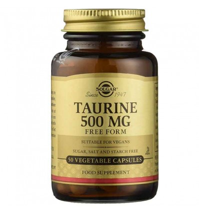 Solgar Taurina 500mg 50 Capsulas