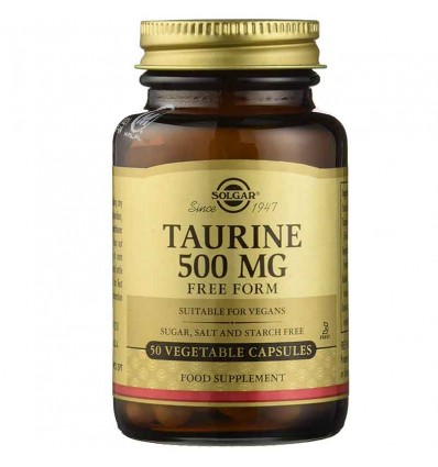 Solgar Taurine 500 mg 50 Capsules