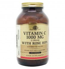 Solgar Vitamin C Rose Hips 1000mg 250 Tablets