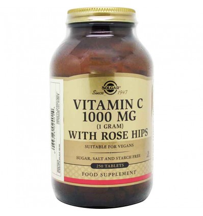 Solgar Vitamina C Rose Hips 1000mg 250 Comprimidos Solgar Vitamina C Rose Hips 1000mg 250 Comprimidos