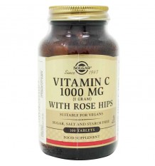 Solgar Vitamina C Rose Hips 1000mg 100 comprimidos