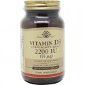 Solgar Vitamina D3 2200 UI 100 Cápsulas