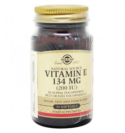 Solgar Vitamina E 200UI 50 Capsulas