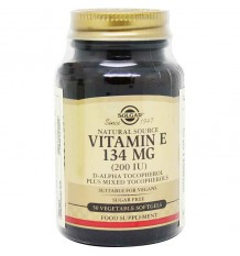 Solgar Vitamina E 200UI 50 Capsulas Vegetales