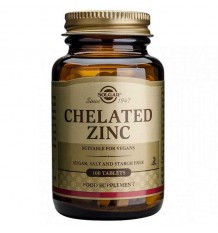 Solgar Chélate De Zinc, 100 Comprimés
