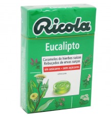 Ricola Bonbons à l'Eucalyptus Sans Sucre 50g