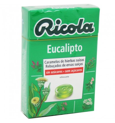 Ricola-Bonbons Eukalyptus Ohne Zucker, 50g