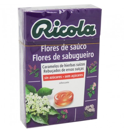 Ricola Caramelo Flor Sauco  Sin Azucar 50g