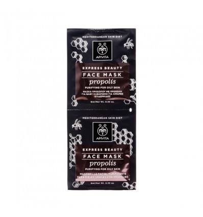 Apivita Express Máscara Purificante Pele Oleosa Propolis
