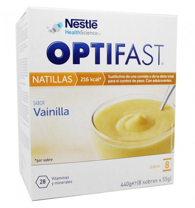 Crème anglaise à la vanille Optifast 8 sachets