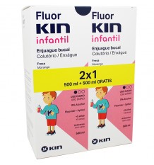 Fluorkin Infantil Enjuague Bucal Duplo 500 ml