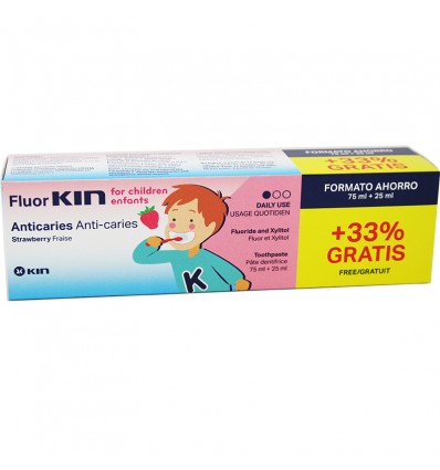 Fluorkin Infantil Anticaries Pasta Dental 75 ml Regalo 25ml
