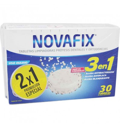 Novafix Tablets Limpadoras Duplo 60 unidades