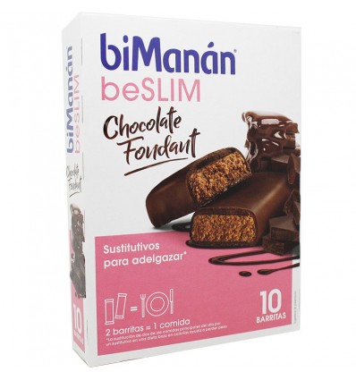 Bimanan Beslim Barritas Chocolate Negro Fondant 10 unidades