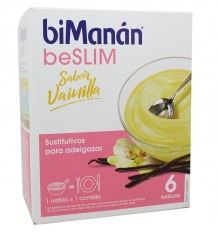 Bimanan Beslim Puddingpulver Vanille 6 Einheiten