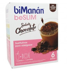 Bimanan Beslim Shakes de Chocolate 6 unidades