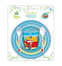 Vajiilla Completa Disney 5 Piezas Microondas cars