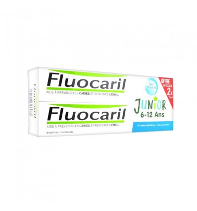 Fluocaril Junior Frutos Bubble Pasta Dientes Duplo 150 ml