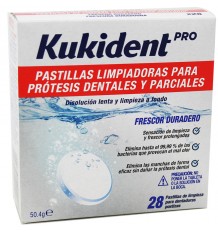 Kukident Pro 28 Pastillas Limpieza Dentaduras