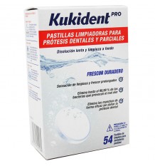 Kukident Pro Pastillas Limpiadoras 54 Unidades