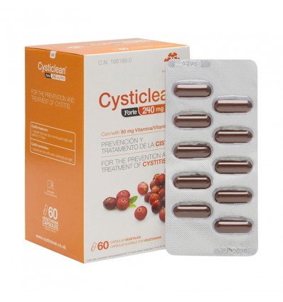 Cysticlean 240 mg Forte 60 Capsulas Cysticlean 240 mg Forte 60 Capsulas