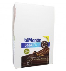 Bimanan Snack Sin Gluten Chocolate Negro 20 Barritas