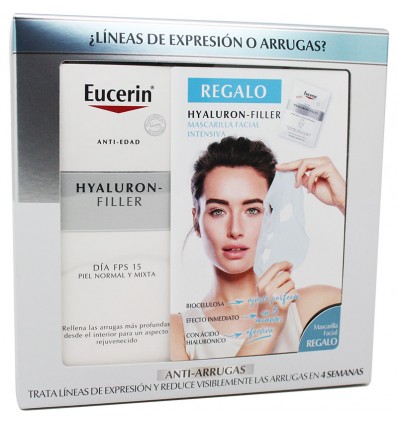 Eucerin Hyaluron-Filler Fluid Spf 15 50 ml Gesichts Maske Geschenk