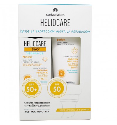 Heliocare 360 Pédiatrie Minérale 50 ml Lotion Spf50 200 ml