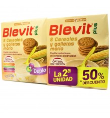 Blevit Plus 8 Céréales Cookie Maria Duplo 2x600 grammes