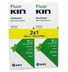 Fluorkin Colutorio Menta 2x500ml