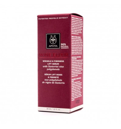 Apivita Wine Elixir Serum Antiarrugas Efecto Lifting 30 ml