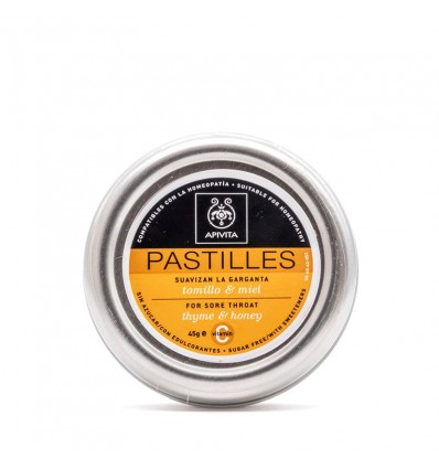 Apivita Pastillas Tomillo y Miel 45 g