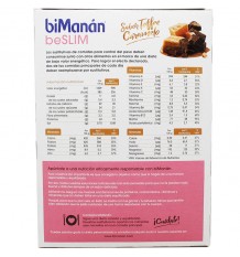 Bimanan Beslim Toffee Caramelo 10 Barritas ingredientes