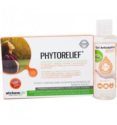 Phytorelief 36 Comprimidos + Gel Antiseptico 60 ml Phytorelief 36 Comprimidos + Gel Antiseptico 60 ml
