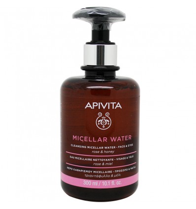 Apivita Solucion Micelar Rosa Miel 300 ml