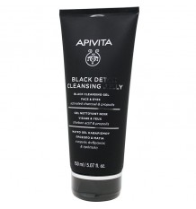 Apivita cleansing Gel Black Activated Carbon Propolis 150 ml