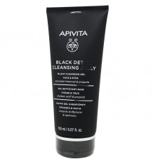 Apivita Gel Limpiador Negro Carbon Activado Propolis 150 ml