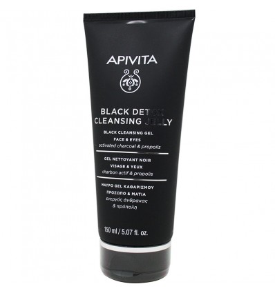 Apivita Gel de Limpeza Preto Carbon Ativado Propolis 150 ml